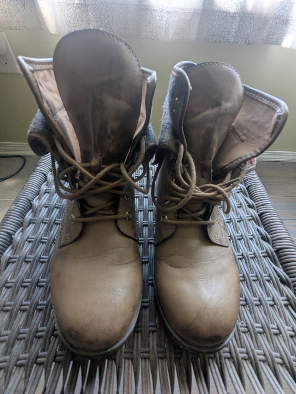 Rock & Candy Spraypaint Combat Boots
